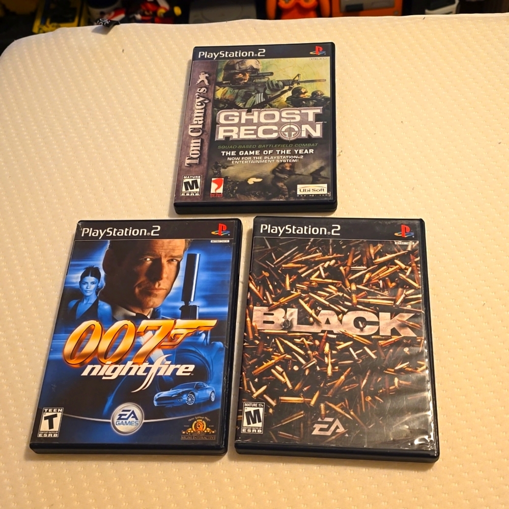 Bundle of 3 PlayStation 2 games